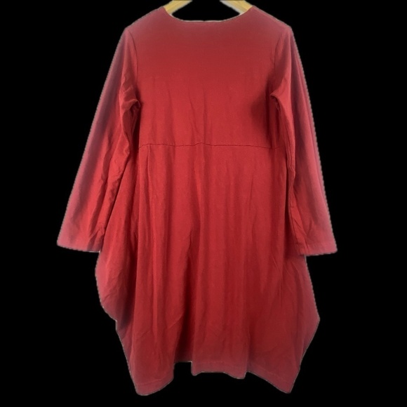 Bryn Walker M Chels Bamboo cotton stretch long sleeve Tunic dress USA lagenlook - Picture 8 of 12
